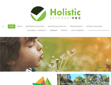 Tablet Screenshot of holisticapproachfdc.com